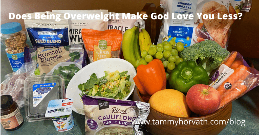 diet foods picture - does being overweight make God love you less