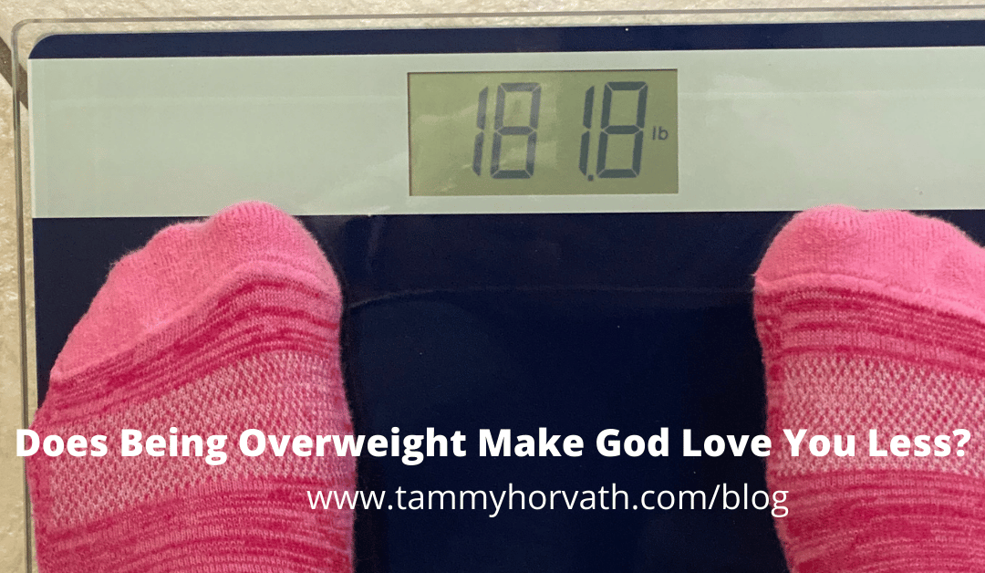 Scale picture - does being overweight make God love you less