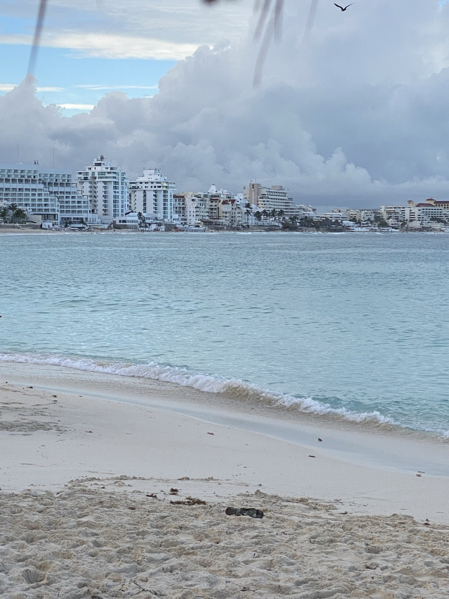 Storm clouds rolling in in Cancun, Mexico