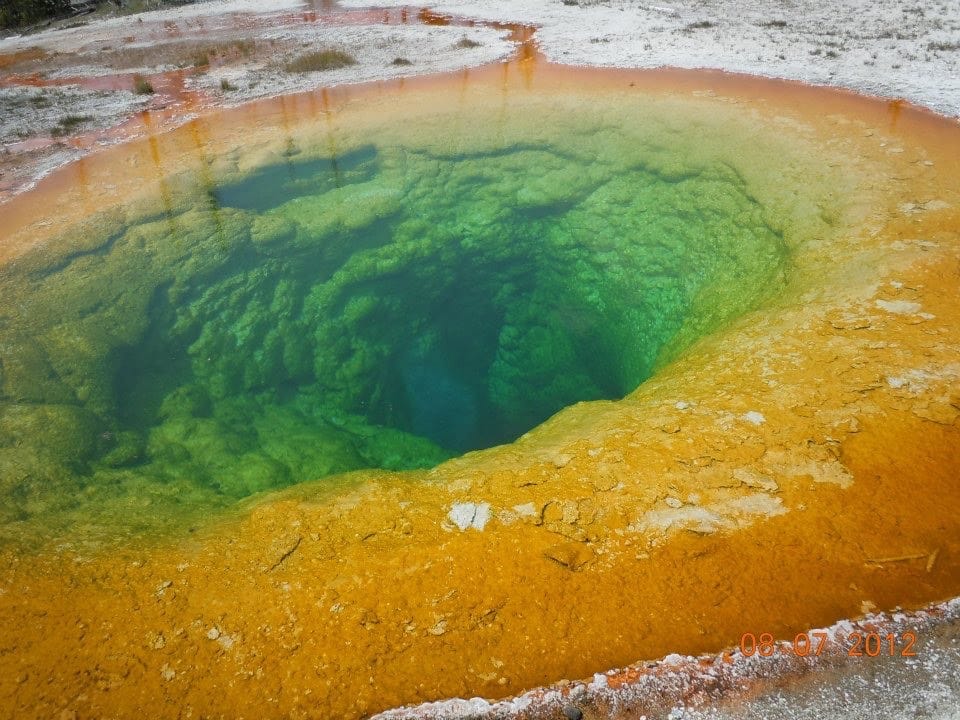 The beauty at Yellowstone National Park The beauty at Yellowstone National Park