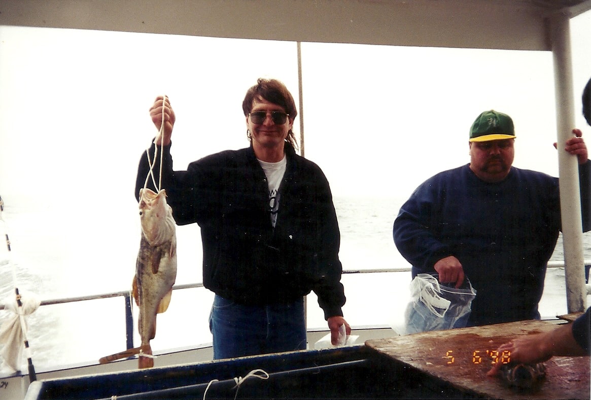 Tony Yuzwa holding my 1st place catch in Cape Cod, Massachusetts Tony Yuzwa holding my 1st place catch in Cape Cod, Massachusetts