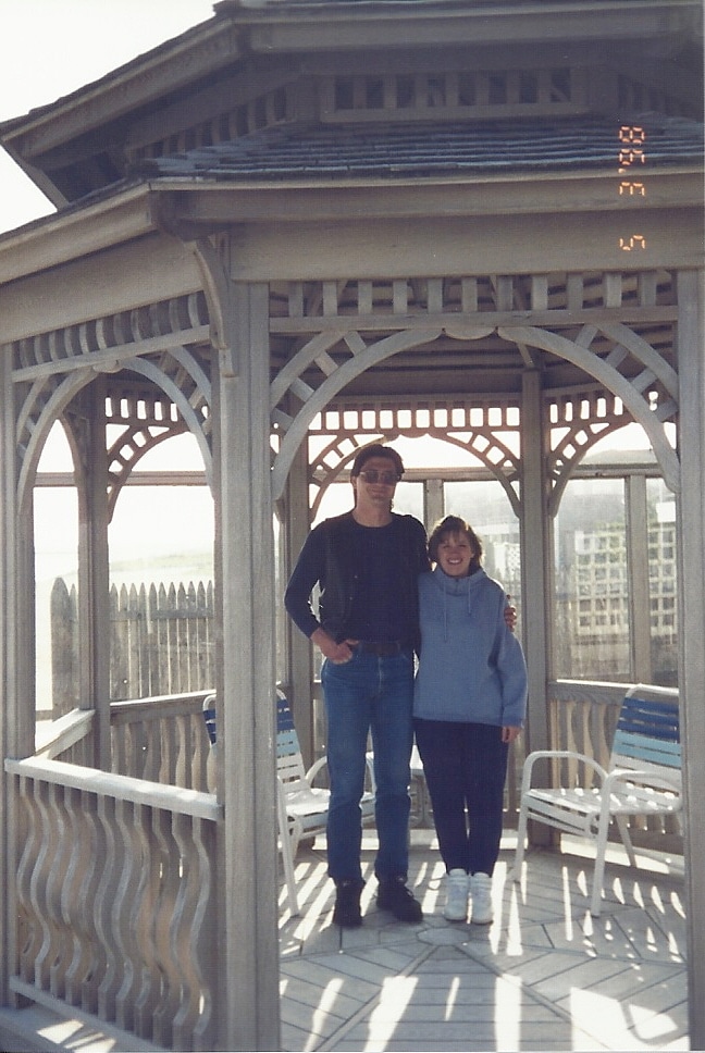 Tony Yuzwa, my first husband, and me in Cape Cod, Massachusetts Tony Yuzwa, my first husband, and me in Cape Cod, Massachusetts