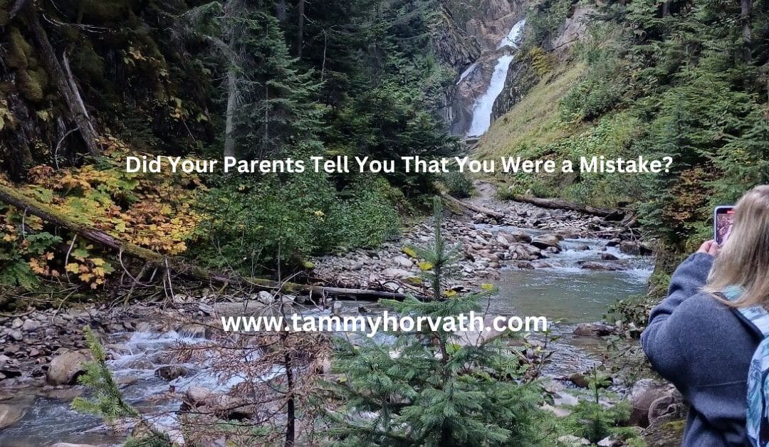 waterfall in Canada for Tammy Horvath’s blog post: Did your parents tell you that you were a mistake?